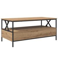 Salontafel with Drawer artisanaal eikenkleurig 100 x 51 x 45 cm - thumbnail