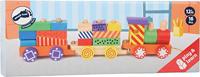 Small Foot houten stapelblokken trein, 16dlg. - thumbnail