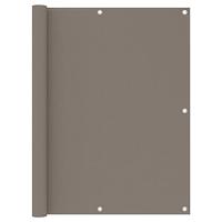 VidaXL Balkonscherm 120x300 cm oxford stof taupe - thumbnail