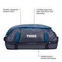 Thule Chasm TDSD-204 Poseidon duffeltas Blauw, Grijs 90 l Nylon, Thermoplastische elastomeer (TPE) - thumbnail