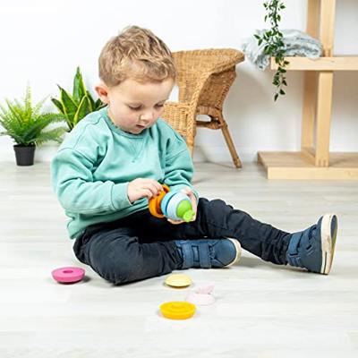 BigJigs Stapelbare appel en peer - vanaf 12mnd - thumbnail