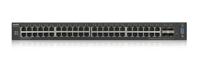 ZyXEL XGS2210-52 Managed L2 Gigabit Ethernet (10/100/1000) 1U Zwart - thumbnail