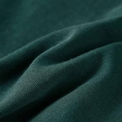 Kindershirt met lange mouwen winner-print 116 donkergroen