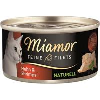 Miamor Dose Feine Filets Naturelle Huhn & Shrimps 80 g (Menge: 24 je Bestelleinheit) - thumbnail