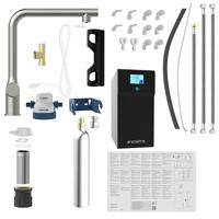 Schutte AQUASTAR PREMIUM spoelwater mengkraan | + koel- en filtersysteem | Rvs look - 99905 - thumbnail