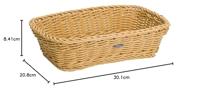 Westmark Broodmand Rieten Look Rechthoek 31x21x9 cm Beige/Kunststof - thumbnail