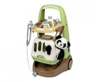 Smoby - Zoo Veterinarian Trolley - Panda Plush - Veel accessoires inbegrepen - 2 in 1 product: Transportkooi - Productie - thumbnail