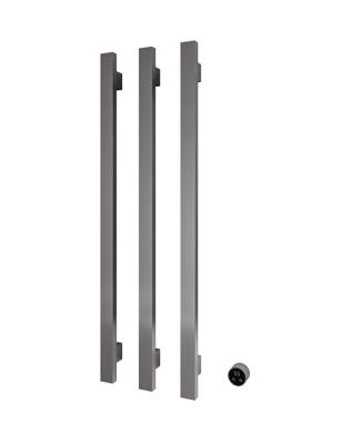 Hotbath &MORE set van 3 rails RASV135 SQUARE135 cm met separate schakelaar en inbouw element Geborsteld Gunmetal PVD (RASV135-3BGP) Hotbath &MORE set van 3 rails RASV135 SQUARE135 cm met separate schakelaar en inbouw element Geborsteld Gunmetal PVD (RASV135-3BGP)