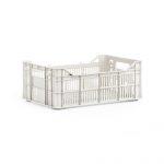 Gerecyclede fietskrat Urban Proof Helsinki 7 liter Lichtgrijs - thumbnail