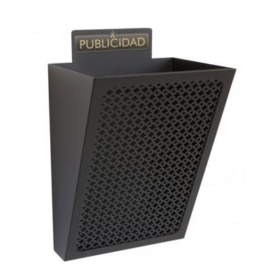 Brievenbus Arregui Zwart Staal 22 x 19 x 35,5 cm