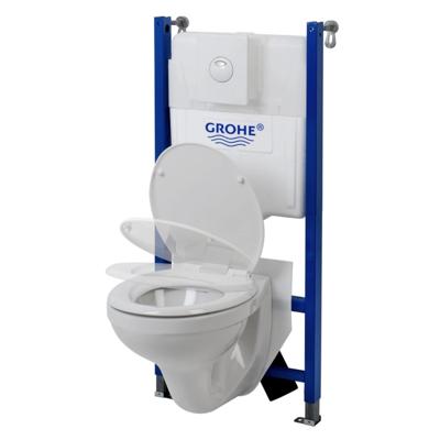 Grohe Inbouwreservoir Pack Solido Met Inbouwreservoir Dualfush Met Softclose Zitting Wit