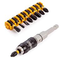 DeWalt Accessoires IMPACT Torsion 10-delige zwenkbare bithouder met schroefbits - DT70518T-QZ - thumbnail
