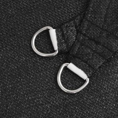 VidaXL Zonnezeil 160 g/m² 4x5x5 m hdpe zwart VidaXL Zonnezeil 160 g/m² 4x5x5 m hdpe zwart