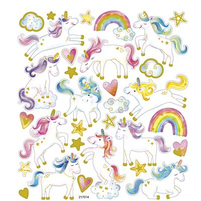 Creativ Company Stickers, eenhoorn, vel 15x16,5 cm, 1 vel Creativ Company Stickers, eenhoorn, vel 15x16,5 cm, 1 vel