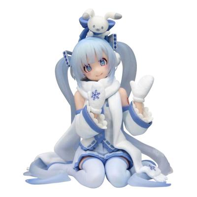 Hatsune Miku Noodle Stopper PVC Statue Snow Miku Sky Town 10th Ver. 10 cm