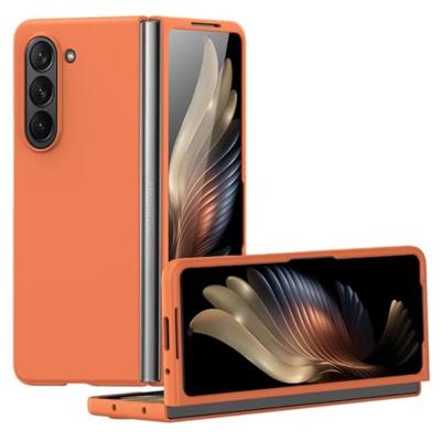 Lunso - Samsung Galaxy Z Fold5 - Backcover hoes - Oranje Lunso - Samsung Galaxy Z Fold5 - Backcover hoes - Oranje