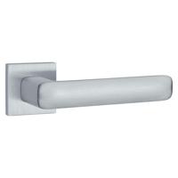 Aprile Massieve Deurkruk Stella Mat Chroom Op Vierkant Rozet - thumbnail