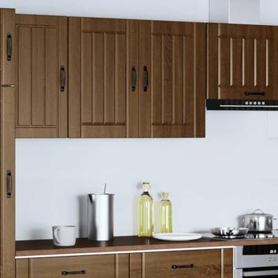 Keukenbovenkast Lucca bewerkt hout bruin eikenkleur