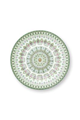 Pip Studio Gebaksbord Lily&Lotus Moon Delight Licht Groen 17cm