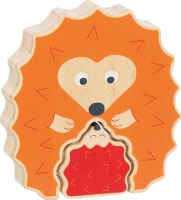Goki houten puzzel staand egelt, 2st.