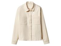esmara Dames overshirt (Crème, S (36/38)) - thumbnail