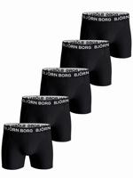 5-pack heren boxershort - Zwarte heren onderbroeken katoen - Mannen ondergoed - L - Onderbroek heren heren heren heren heren heren heren heren heren - thumbnail