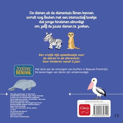 Mijn kijk- speelboekje de dierentuin