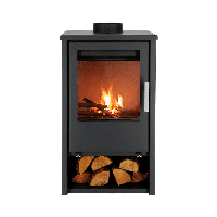 Livn: Houtkachel Nordland - Zwart - thumbnail