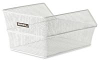 Basil cento s - fietsmand - achterop - wit - thumbnail