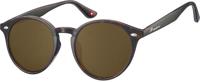 Zonnebril montana met bruin rond glas turtle - thumbnail