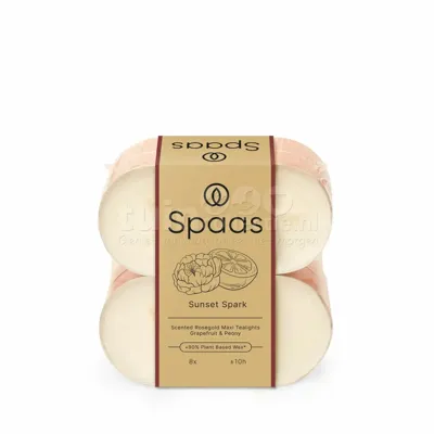 Spaas Geurtheelichtjes Rosegold Sunset Spark 8st