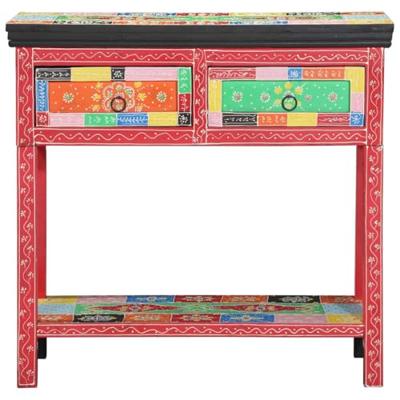 Wandtafel met lade Multikleur 80 x 35 x 76 cm Bewerkt hout