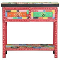 Wandtafel met lade Multikleur 80 x 35 x 76 cm Bewerkt hout - thumbnail