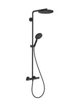 Hansgrohe Doucheset Raindance Select S 240 1jet PowderRain Met Thermostaat Mat Zwart - thumbnail