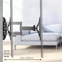 Hama TV-Muurbeugel Volledig Flexibel voor Beeldscherm 48-122 cm Zwart - thumbnail