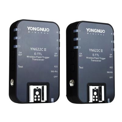 Yongnuo YN622C II transceiver voor Canon (TTL, HSS, 7 kanalen) zwart