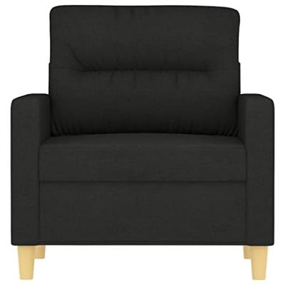 Fauteuil 60 cm stof zwart Fauteuil 60 cm stof zwart