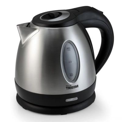 Tristar WK-1323 Waterkoker Aantal/Volume: 1.2 l RVS, Zwart