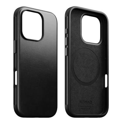 Nomad Modern Leather Case iPhone 16 Pro Max Black Horween