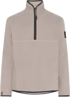 Didriksons Hannes Half-Zip Sweater Heren Ash Brown M - thumbnail