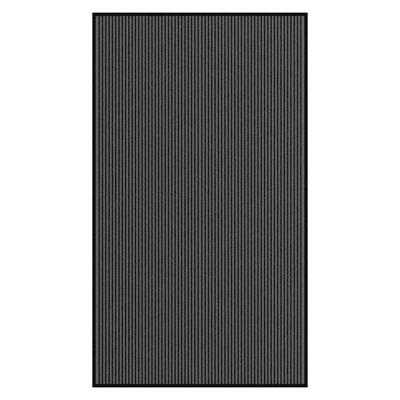 Deurmat 115x200 cm streep zwart en grijs Deurmat 115x200 cm streep zwart en grijs