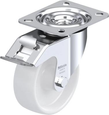 Blickle LE-PPN 100G-FI Zwenkwiel met rem Wieldiameter: 100 mm Draagvermogen (max.): 150 kg 1 stuk(s)
