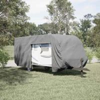 VidaXL Caravanhoes 732x250x220 cm vliesvlies grijs - thumbnail