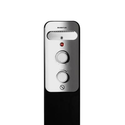 Inventum ko931b oliegevulde radiator 2000w zwart/zilver