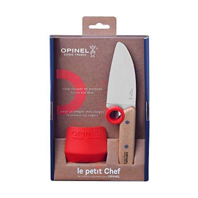 Opinel Keuken mes & vingersbeschermer - petit chef - thumbnail