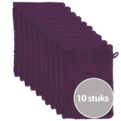 The One Washandjes Plum - 10 stuks The One Washandjes Plum - 10 stuks