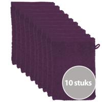 The One Washandjes Plum - 10 stuks - thumbnail