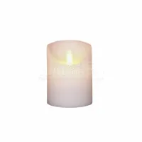 LED Kaars Wax Wit 10cm - thumbnail