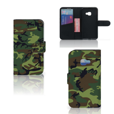 Samsung Galaxy Xcover 4 | Xcover 4s | Telefoon Hoesje | Army Dark Samsung Galaxy Xcover 4 | Xcover 4s | Telefoon Hoesje | Army Dark