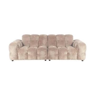 Dutchbone 3-zits Bank 'Hackman' Velvet, kleur Beige